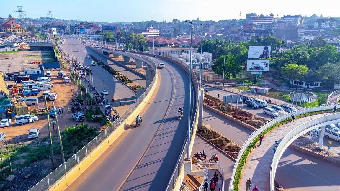 A Kampala highway interchange